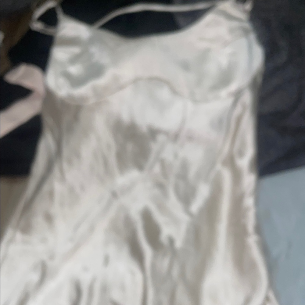 Princess Polly Jazelle Mini dress color champagne silk Mini Dress